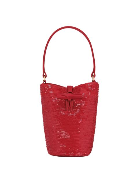 Longchamp Le Roseau Handbag Red - Canvas
