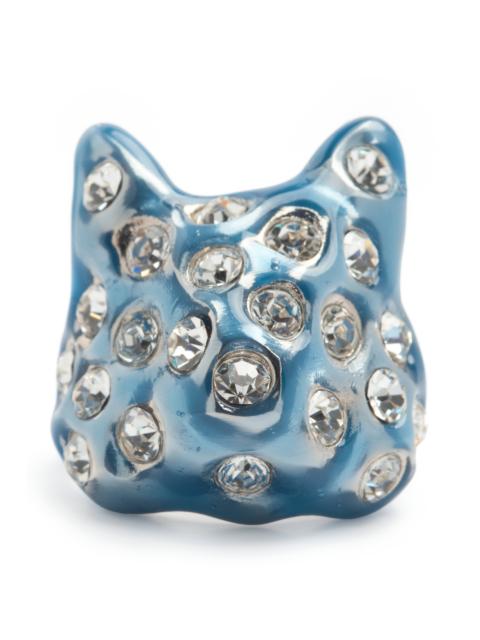 Collina Strada SEA BLUE PUFFY BUNNY RING