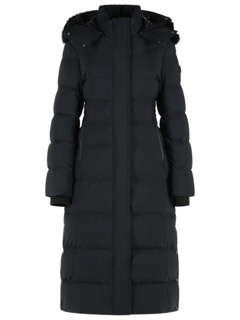 MOOSE KNUCKLES Moose Knuckles 'Jocada' Long Parka In Black Nylon Blend Women