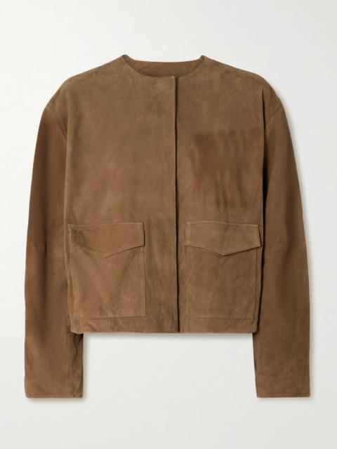 ST. AGNI Utility Cocoon Suede Jacket