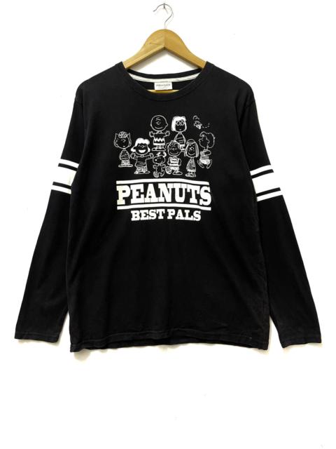 Other Designers Japanese Brand - Peanuts Family Best Pal Big Logo Sweatshirt Black