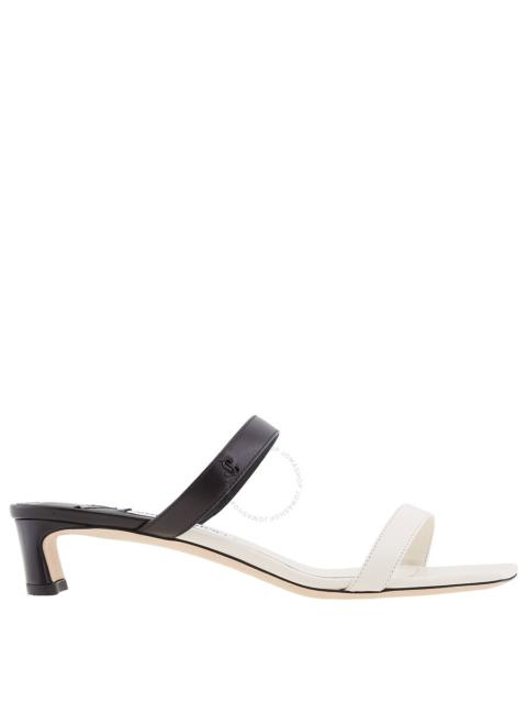 JIMMY CHOO Open Box - Jimmy Choo Kyda 35 Nappa Leather Sandals, Brand Size 37 ( US Size 7 )