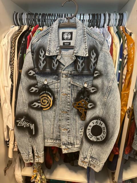 Dries Van Noten Stussy X Dries Van Noten Limited Collaboration Denim Jacket