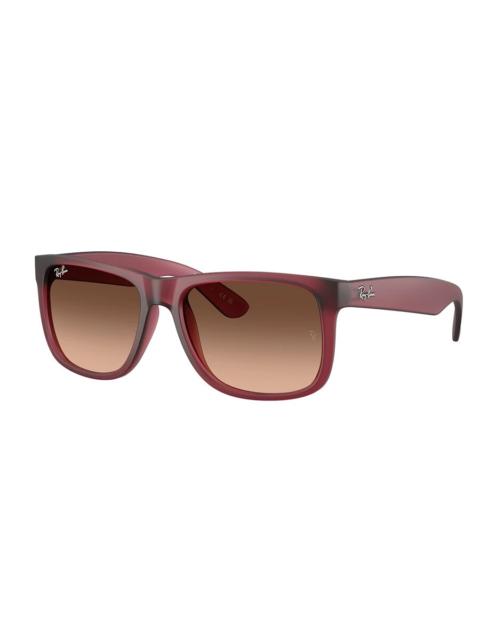 Ray-Ban Ray Ban Justin Brown Gradient Square Men's Sunglasses RB4165 6815A5 54