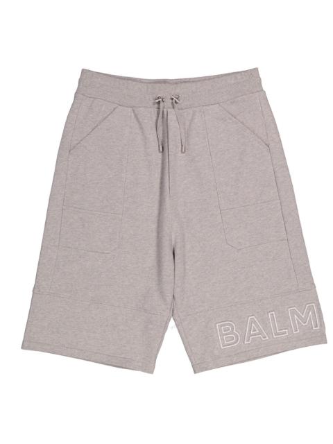 Balmain Men's Logo Embossed Bermuda Shorts