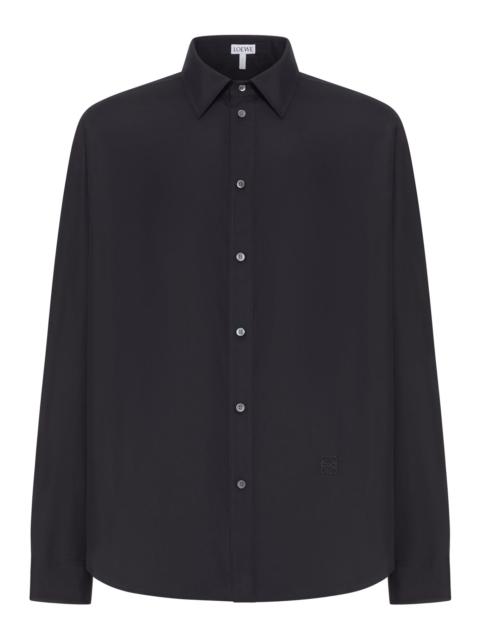 Loewe CLASSIC COTTON SHIRT WITH EMBROIDERED ANAGRAM LOGO