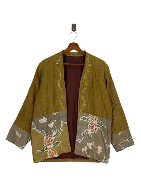 Other Designers VINTAGE JAPANESE STYLE BORO HEMP LINEN JACKET
