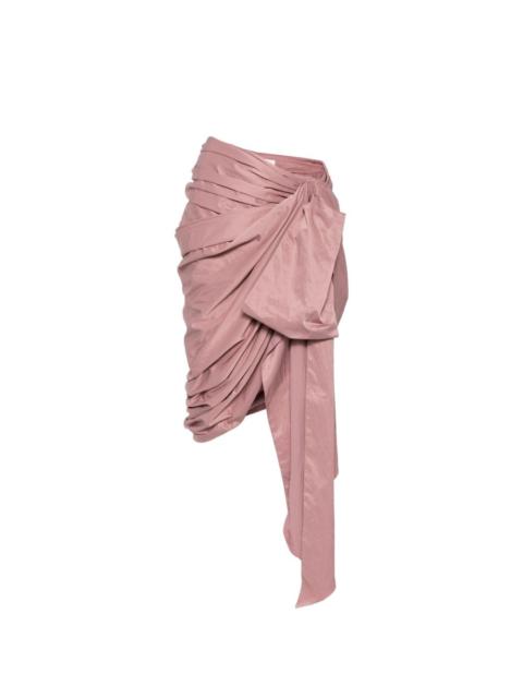Chloé Chloé Women Draped Silk Mini Skirt