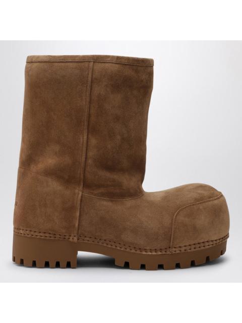 Balenciaga Brown Alaska Boots Men