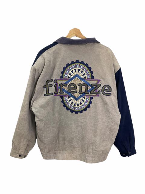 Other Designers Vintage - 💥Vintage Firenze Lagendary Embroidered Logo Jacket Italy