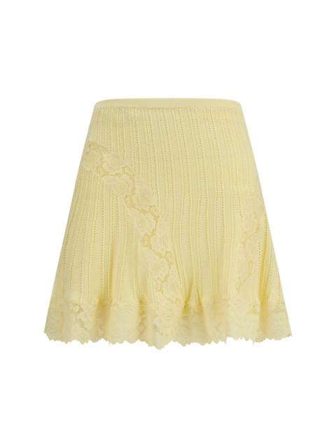self-portrait Self-Portrait Women Pointelle Knit Mini Skirt