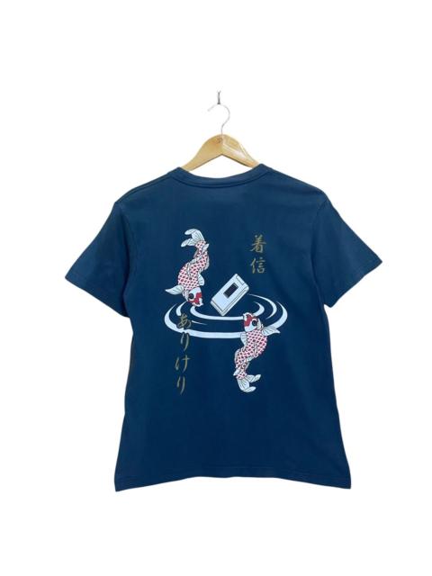 Other Designers Vintage - Sukajan Fish Koi Big Logo Shortsleeve Tee Size Small