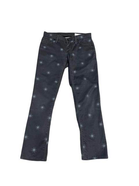 Other Designers Other - Sass & Bide Love Shady Star Print Black Skinny Jeans 24