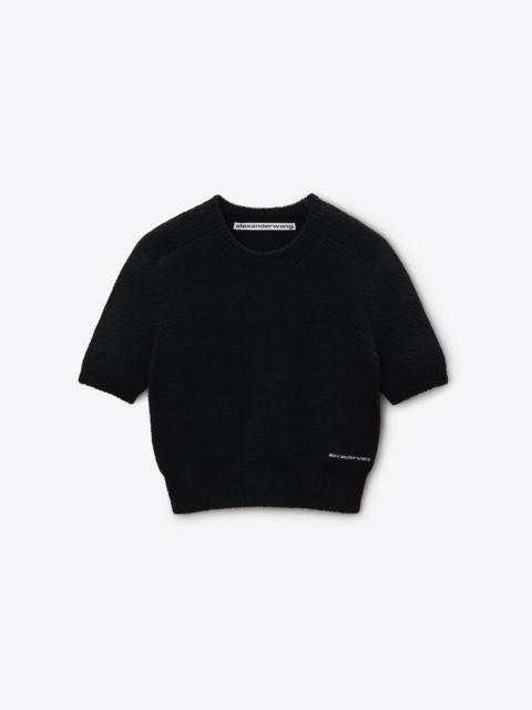 Alexander Wang Short Sleeve Crewneck Tee Cropped