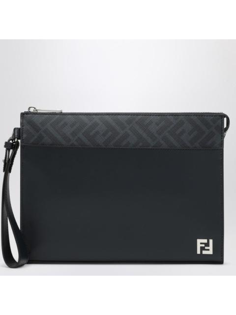FENDI Fendi Ff Squared Clutch Midnight Blue Men