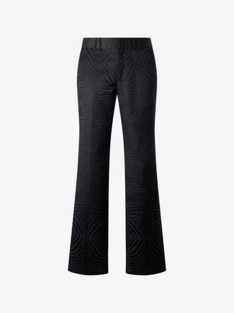 Roberto Cavalli Flared Pants With Tiger Skin Pattern