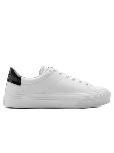 Givenchy CITY SPORT SNEAKERS IN LEATHER - WHITE/BLACK