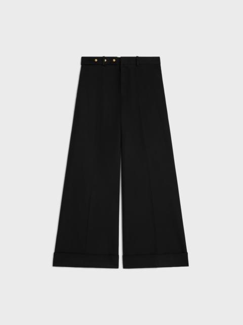 CELINE docks trousers IN cotton twill