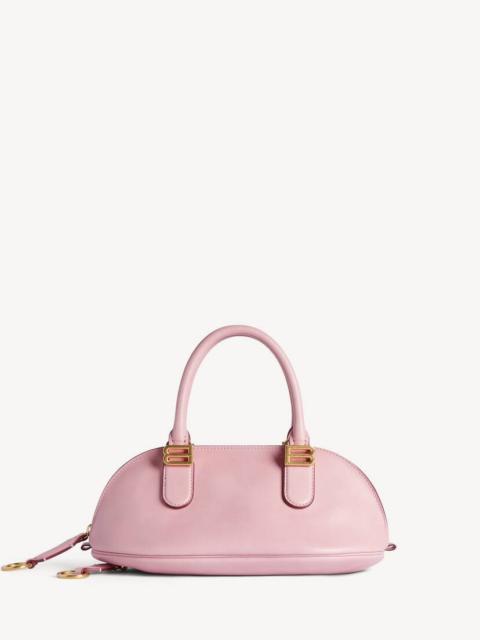 BALENCIAGA Women's Bolero Bowling Bag Mini in Pink/moka