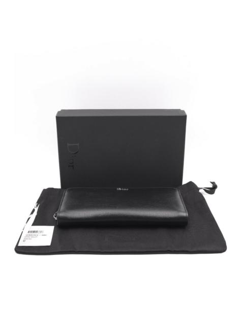 Dior Homme Black Leather Zip Wallet From 'SCUFF' Collection