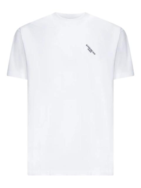 Givenchy Givenchy Men Logo Print Regular Fit Cotton T-Shirt