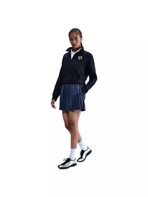 Nike Women's Sportswear Jacquard Striped Skirt -Navy