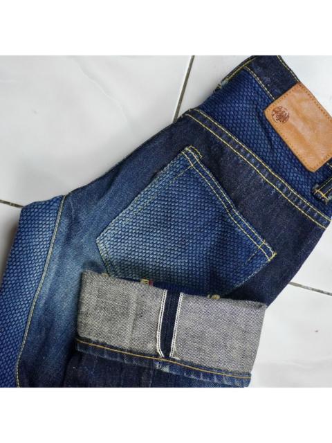 Other Designers Japanese Brand - Tasuki Jeans Repair. Co reconstruct blue denim selvedge