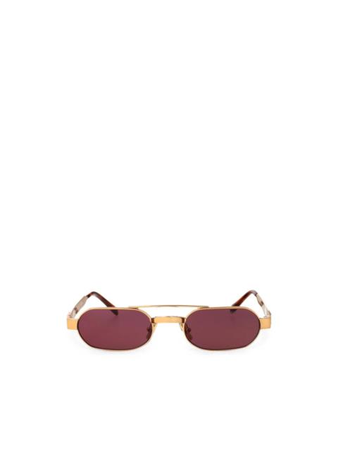 Miu Miu Miu Miu Gold Sunglasses Women