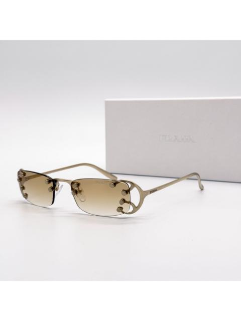 Prada New Prada PR C57S Rimless Unisex Sunglasses PRC57S 29H30V