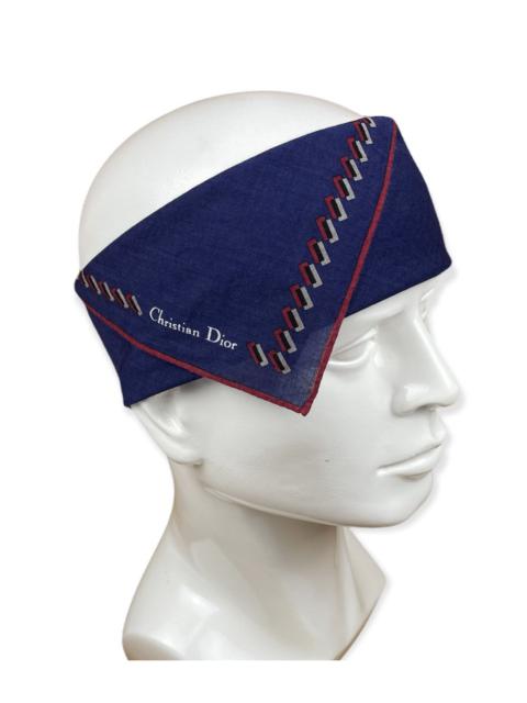 Other Designers Vintage - CHRISTIAN DIOR BANDANA HANDKERCHIEF NECKERCHIEF - HC 0392