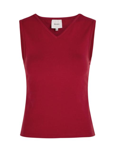 Reformation Reformation Wren Stretch-cotton top