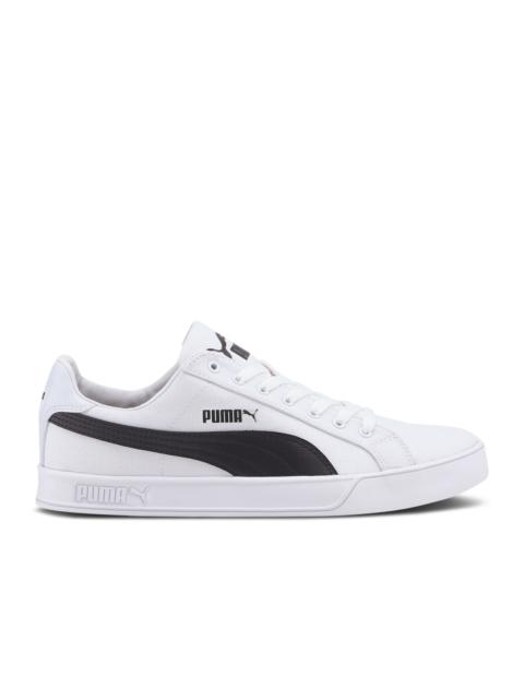PUMA SMASH VULC CANVAS 'WHITE BLACK'