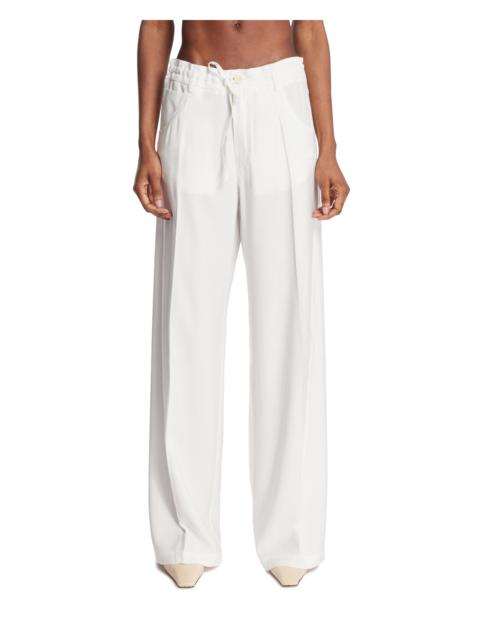 DARKPARK White Drawstring Pants