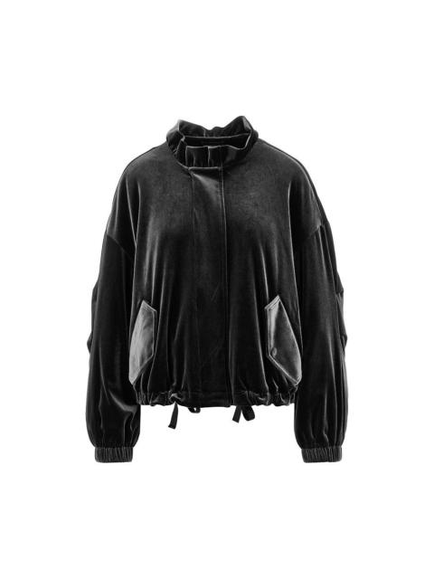 EMPORIO ARMANI Emporio Armani Chenille Blouson Jacket Black Men