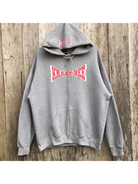 Other Designers Vintage - Vintage Krazy Bee Spell Out Hoodie Sweatshirt Big Logo