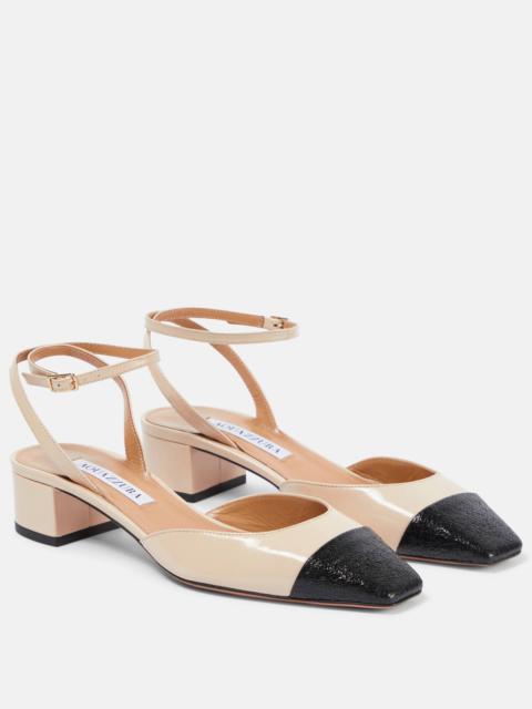 AQUAZZURA French Flirt 35 leather pumps
