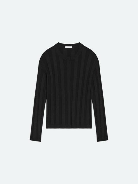 Helmut Lang WIDE RIBBED CREWNECK