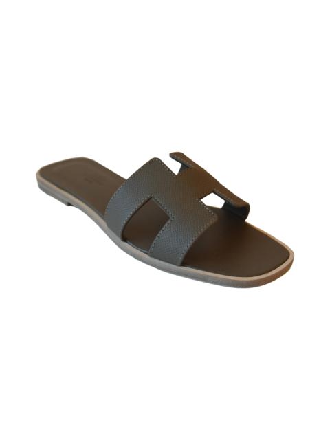 Hermès Hermes Oran Sandals Etoupe