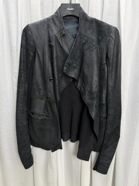 Rick Owens Rick Owens suede distressed jacket