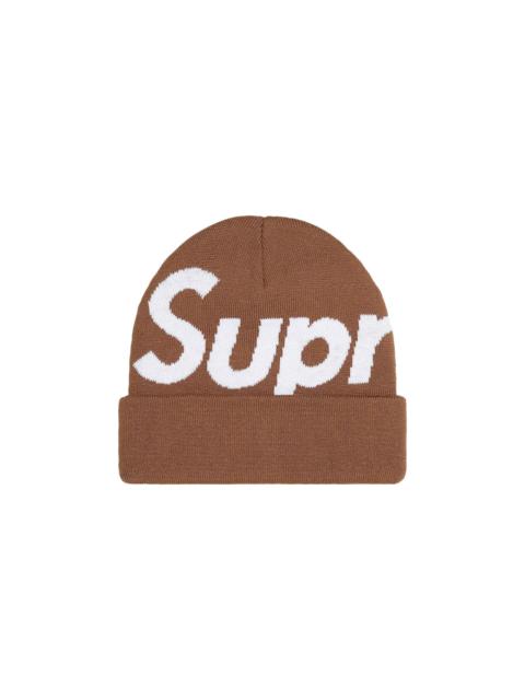 Supreme Supreme Big Logo Beanie 'Brown'