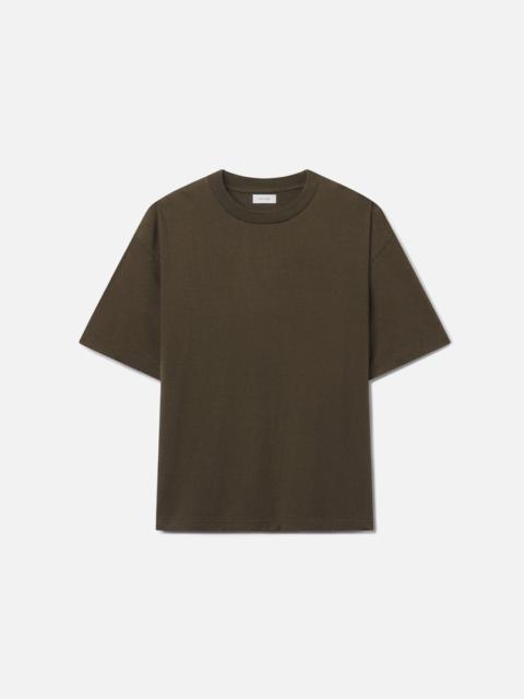 John Elliott SILK NOIL RIVIERA CROPPED TEE
