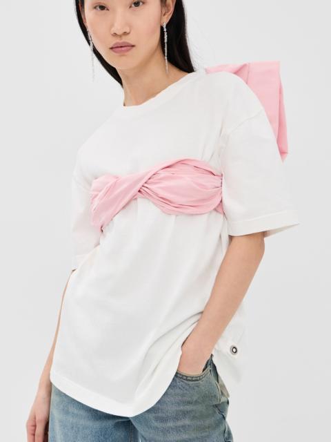 AREA Taffeta Knot T-Shirt