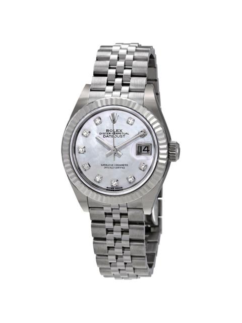 ROLEX Rolex Lady Datejust Automatic Mother of Pearl Diamond Dial Ladies Jubilee Watch 279174MDJ