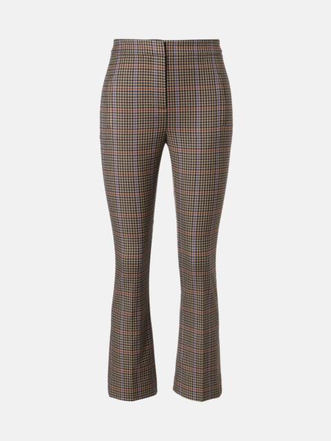 VERONICA BEARD Arte checked slim pants