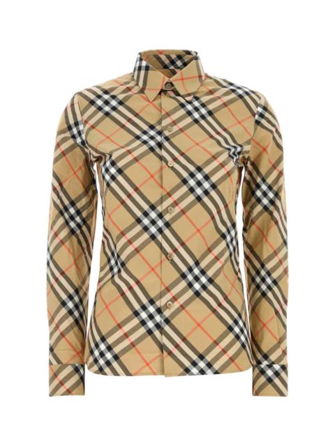 Burberry Women Embroidered Poplin Shirt