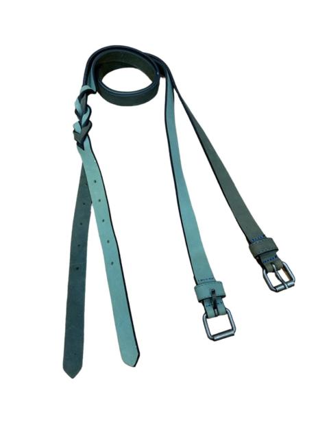 Other Designers UNITED COLORS OF BENETTON BRAIDED BONDAGE LEATHER BELT