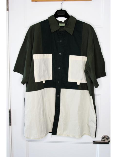 Other Designers BNWT SS23 HIGH FIVE TWO TONE SHIRT L