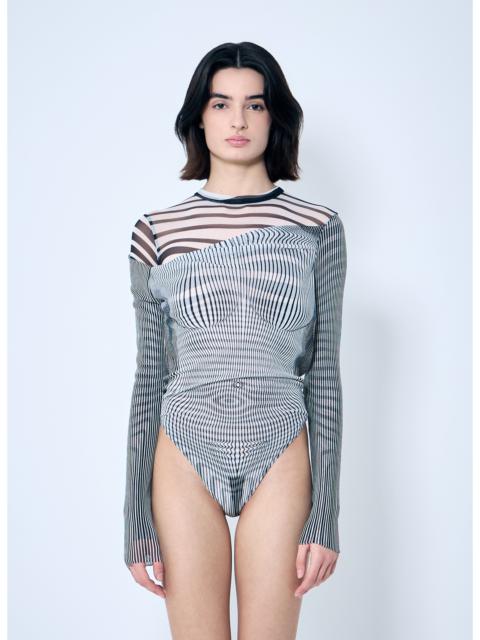 Jean Paul Gaultier Women Double-Layer Mesh Bodysuit