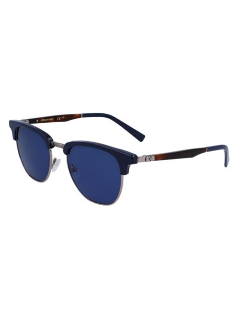 FERRAGAMO Ferragamo Blue Square Men's Sunglasses SF307S 414 53