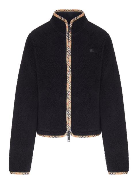 Burberry Burberry Women Black Teddy Fleece Jacket